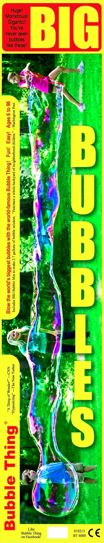 BIG BUBBLES Bubble Thing Package Front